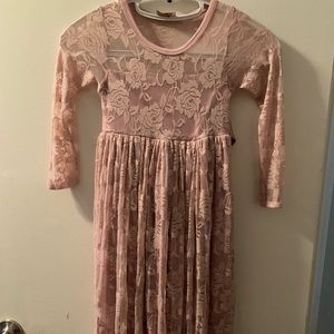 Girls size 6 lace dress